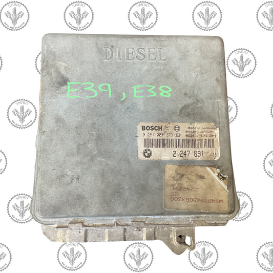 BMW Engine Control Unit (ECU) for BMW 5 Series E39 525TDS M51 - Part Number 13612247891