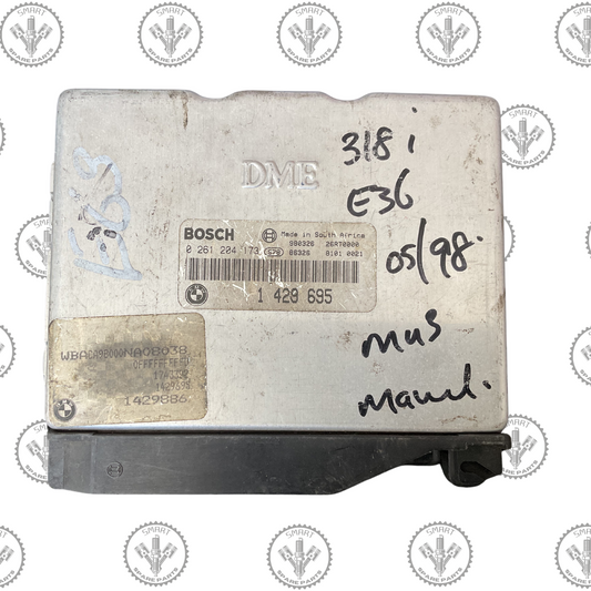 BMW E36 316 318 ECU Engine Controller - 0 265 109 016, 0265109016, 1 164 132, 1164132